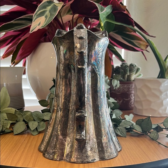 Antique E. G Webster & Son Raised Relief Cold Water / Milk Pitcher EUC - Picture 2 of 9